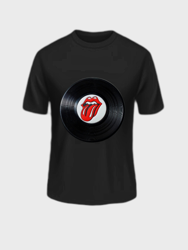 Camiseta Disco Preta