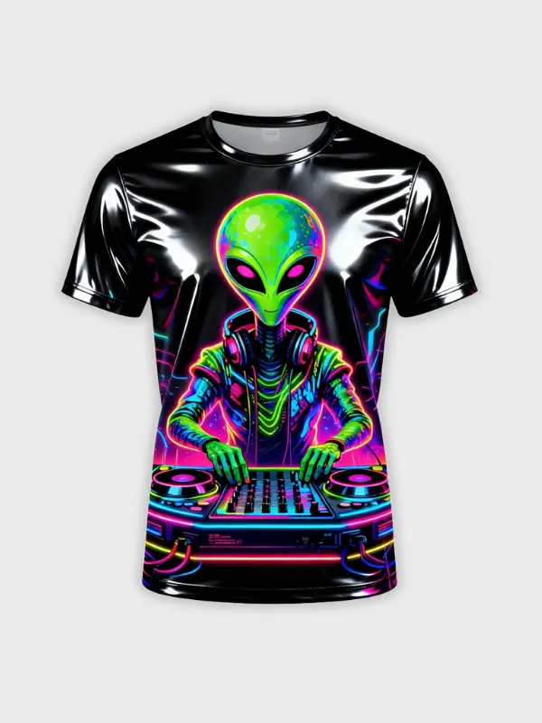 Camiseta Psycho DJ Alien