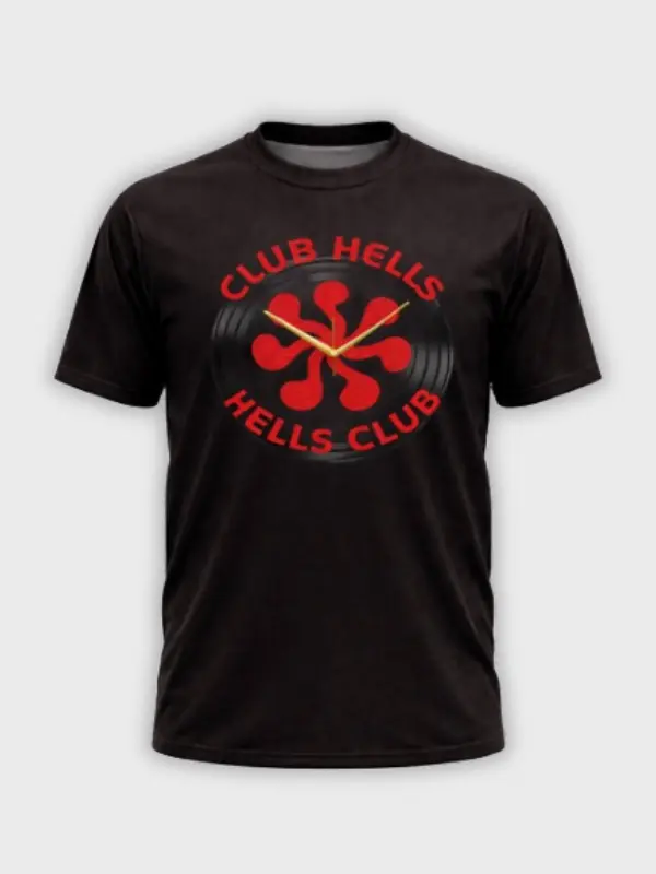 Camiseta Hells Club Relógio