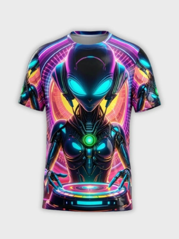 Camiseta ET DJ Interstelar