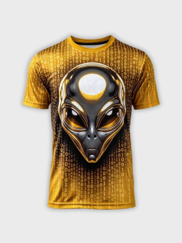 Camiseta ET Prateado