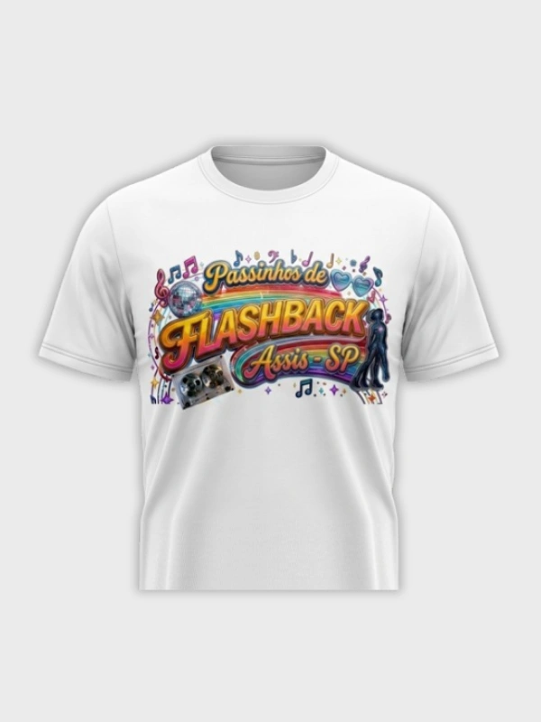 Camiseta Grupo de Dança Passinhos de Flashback Assis-SP