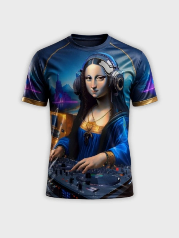 Camiseta Mona Lisa DJ