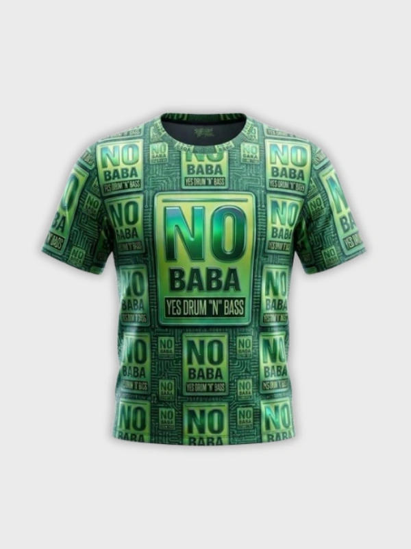 Camiseta No Baba Yes Drum'n'Bass