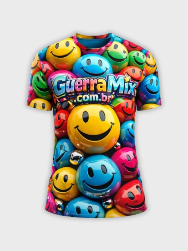 Camiseta Smiles Colors GuerraMix
