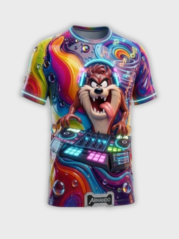 Camiseta Taz DJ