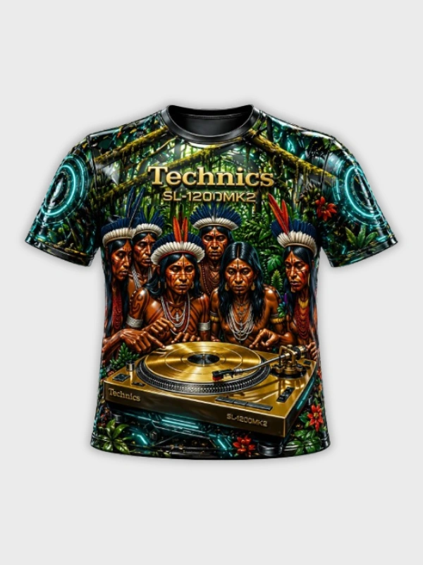 Camiseta Technics Indígena DJ